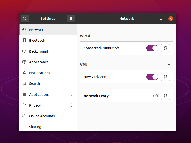 OpenConnect after logging in on GNOME desktop